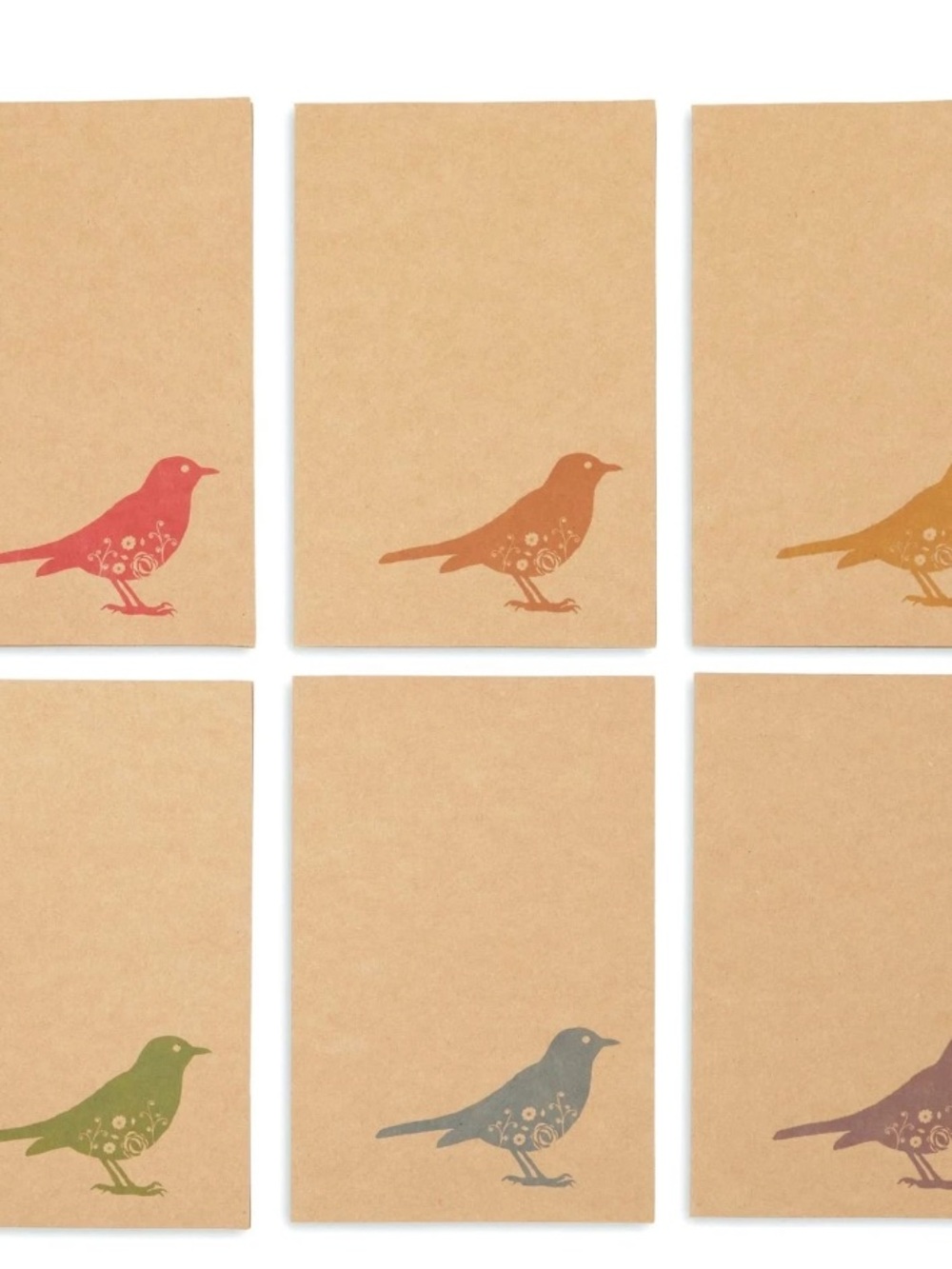 Best Paper Greetings Blank Note Cards Birds Bird Paper Clip/holder Vtg Grandma - Picture 11 of 11